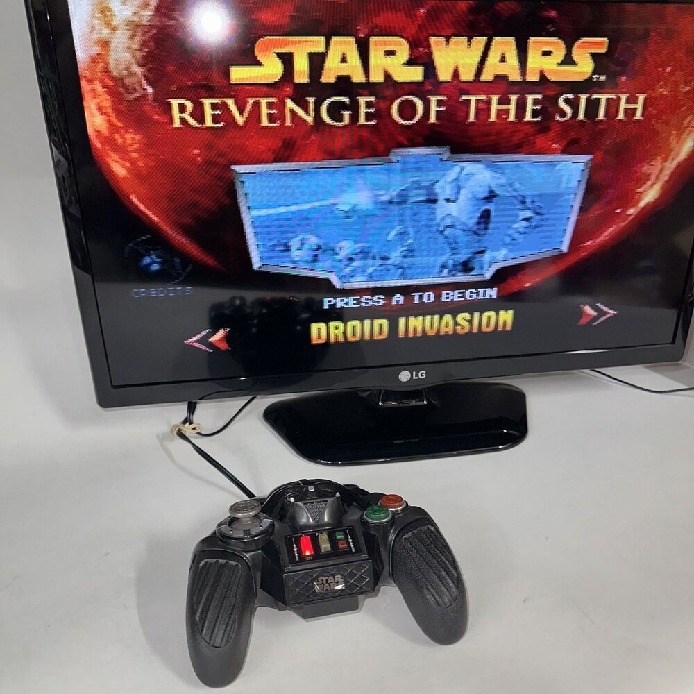 Star Wars Darth Vader Plug & Play TV Game Jakks Pacific 2005 TESTED